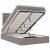Cadru de pat otoman cu saltea Taupe 120x200cm Material GartenMobel Dekor