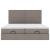 Cadru de pat otoman cu saltele Taupe 180x200cm Material GartenMobel Dekor