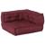 Canapea modulară Manual 3 pcs Bordo 70 x 70 x 56 cm țesătură GartenMobel Dekor