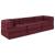 Canapea modulară Manual 3 pcs Bordo 70 x 70 x 56 cm țesătură GartenMobel Dekor
