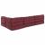 Canapea modulară Manual 4 pcs Bordo 70 x 70 x 56 cm țesătură GartenMobel Dekor