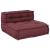Canapea modulară Manual 4 pcs Bordo 70 x 70 x 56 cm țesătură GartenMobel Dekor