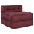 Canapea modulară Manual 4 pcs Bordo 70 x 70 x 56 cm țesătură GartenMobel Dekor