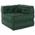 Canapea modulară Manual 2 pcs Verde 70 x 70 x 56 cm țesătură GartenMobel Dekor