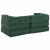 Canapea modulară Manual 2 pcs Verde 70 x 70 x 56 cm țesătură GartenMobel Dekor