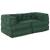 Canapea modulară Manual 2 pcs Verde 70 x 70 x 56 cm țesătură GartenMobel Dekor