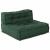 Canapea modulară Manual 3 pcs Verde 70 x 70 x 56 cm țesătură GartenMobel Dekor