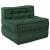 Canapea modulară Manual 3 pcs Verde 70 x 70 x 56 cm țesătură GartenMobel Dekor
