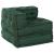 Canapea modulară Manual 4 pcs Verde 70 x 70 x 56 cm țesătură GartenMobel Dekor
