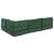 Canapea modulară Manual 4 pcs Verde 70 x 70 x 56 cm țesătură GartenMobel Dekor