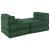 Canapea modulară Manual 4 pcs Verde 70 x 70 x 56 cm țesătură GartenMobel Dekor