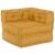 Canapea modulară Manual 2 pcs Galben 70 x 70 x 56 cm țesătură GartenMobel Dekor