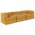 Canapea modulară Manual 3 pcs Galben 70 x 70 x 56 cm țesătură GartenMobel Dekor