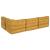 Canapea modulară Manual 4 pcs Galben 70 x 70 x 56 cm țesătură GartenMobel Dekor