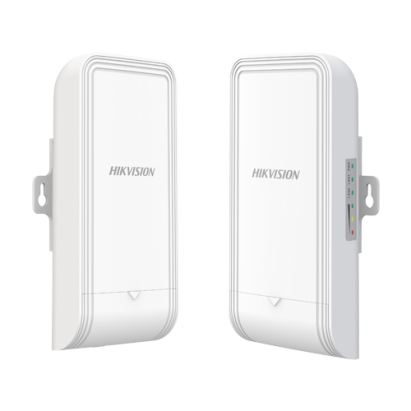 Set Bridge wireless 2.4GHz, 300Mbps, 1 km, 7dBi, PoE IN, Management - HIKVISION DS-3WF1000-EI-2N SafetyGuard Surveillance