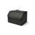 Organizator portbagaj auto Premium din piele ecologica negru cu cusatura neagra 40x30x30 cm Cod: RAZ453 Automotive TrustedCars