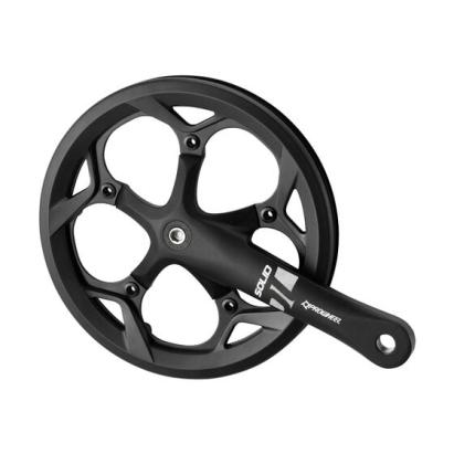 Foaie angrenaj Solid 252PP 3, 3/32, 52T, 170 mm, cu aparatoare dubla din plastic, fara logo, negru satin Ultimate FactoryBikes