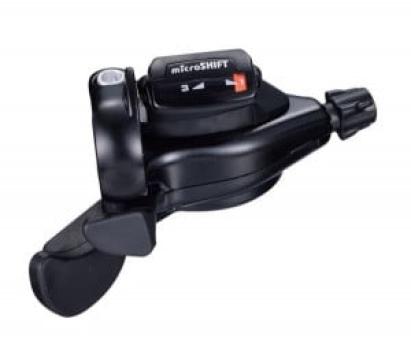 Maneta schimbator stanga 3 viteze Microshift TS71-3L, 1700mm, negru Ultimate FactoryBikes