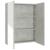 Dulap de baie cu oglindă, gri beton, 60x15x75 cm, MDF GartenMobel Dekor