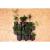 Ghivece decorative de flori, modular, antracit, 12x0.75 L, set 12 buc, 67x17.7x57 cm, Cascade Wall GartenVIP DiyLine