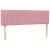 Pat box spring cu saltea, roz, 140x220 cm, catifea GartenMobel Dekor