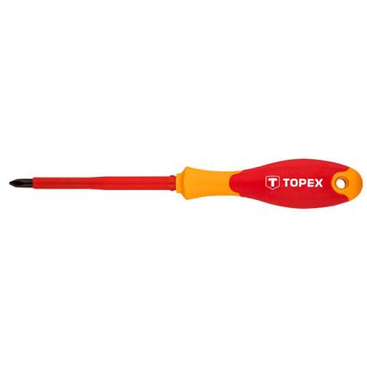 Surubelnita cruce Phillips 1000V VDE PH1x80 mm TOPEX 39D476 HardWork ToolsRange