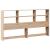 Pat cu bibliotecă fără saltea, 180x200 cm, lemn masiv de pin GartenMobel Dekor