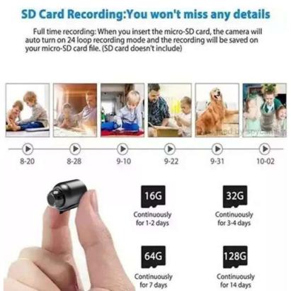 Leziter Mini cameră wireless Mikrokam Mobalis Homvera