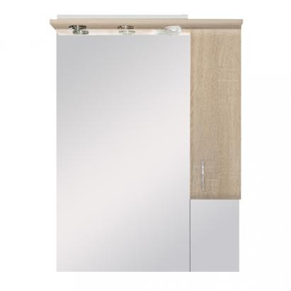 Leziter Dulap suspendat Bianca Plus 75, culoare stejar sonoma, deschidere pe dreapta Mobalis Homvera