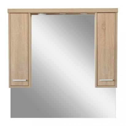 Leziter Dulap suspendat cu oglindă Nerva 105 cm, stejar Sonoma Mobalis Homvera