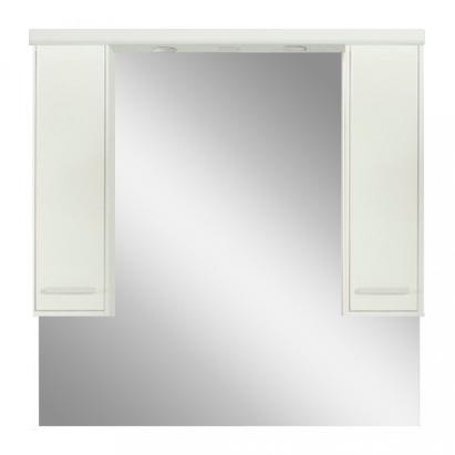 Leziter Dulap suspendat Nerva 105 cm cu oglindă, alb oglindă Mobalis Homvera