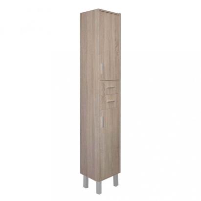 Leziter Dulap înalt Nerva 35 cu 2 uși, 2 sertare, stejar Sonoma Mobalis Homvera