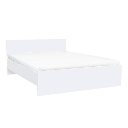 Leziter Pat dublu Miami fără cadru de pat 160x200 cm alb-alb Mobalis Homvera