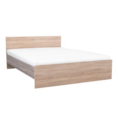 Leziter Pat dublu Miami fără cadru de pat 160x200 cm stejar Sonoma-stejar York Mobalis Homvera