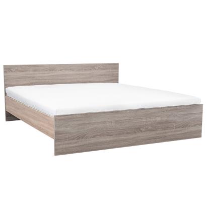 Leziter Pat dublu Miami fără cadru de pat 180x200 cm stejar York-stejar Sonoma Mobalis Homvera