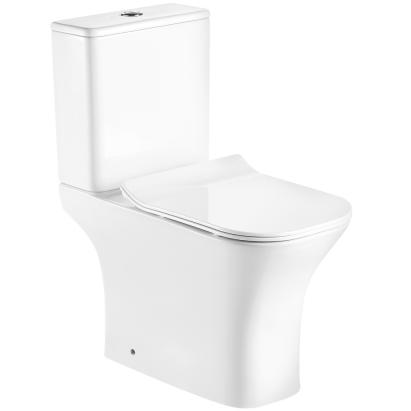 Kerra Toaletă compactă monobloc Kamet cu evacuare spate și scaun Mobalis Homvera