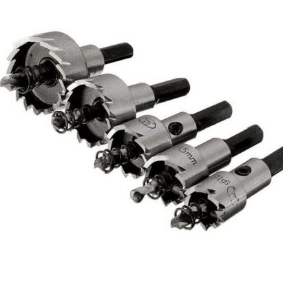 Leziter Set de burghie Ratyer cu 5 piese pentru găuri de precizie Mobalis Homvera