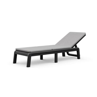 Curver Șezlong Mallorca din plastic cu pernă Mobalis Homvera