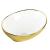 Kerra Lavoar ceramic cu design alb-auriu KR-707 Mobalis Homvera
