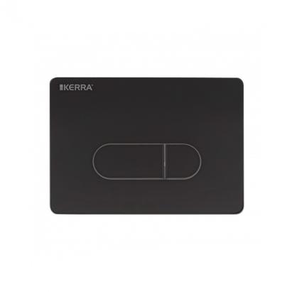 Kerra Capac de toaletă Pacific negru pentru setul K-50 Slim Mobalis Homvera