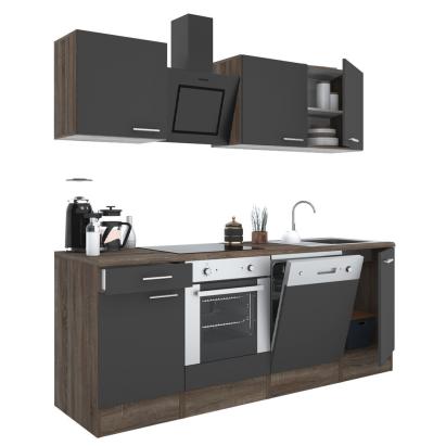 Leziter Mobilier de bucătărie Yorki 220, design cuptor inferior Mobalis Homvera