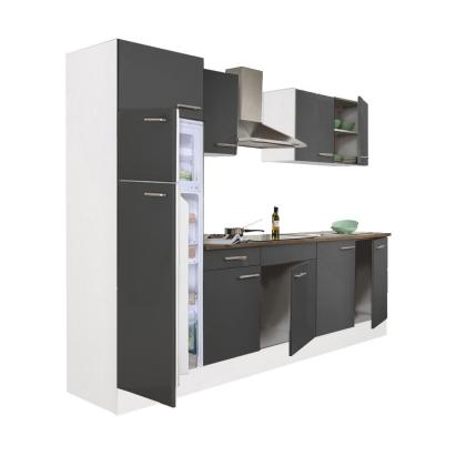 Leziter Mobilier de bucătărie Yorki 270 cu frigider cu congelator superior Mobalis Homvera