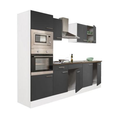Leziter Mobilier de bucătărie Yorki 270 cu cuptor și cuptor cu microunde Mobalis Homvera