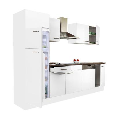 Leziter Mobilier de bucătărie Yorki 280 cu frigider cu congelator superior Mobalis Homvera