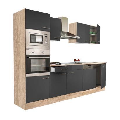 Leziter Mobilier de bucătărie Yorki 280 cu cuptor și cuptor cu microunde Mobalis Homvera