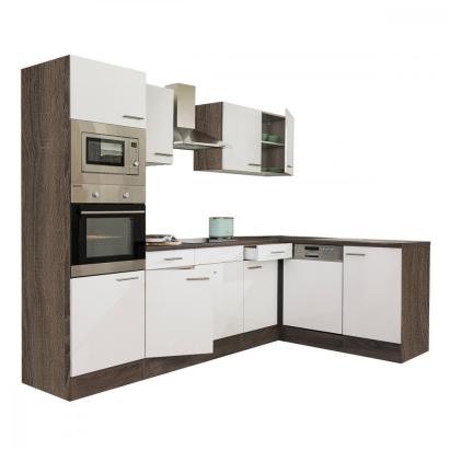 Leziter Unitate de bucătărie de colț Yorki 280 cu cuptor și cuptor cu microunde Mobalis Homvera