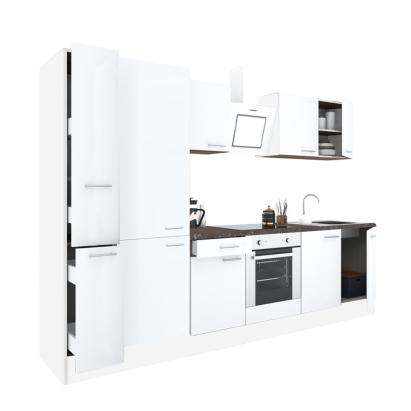 Leziter Mobilă de bucătărie Yorki 300 cu cuptor inferior și rafturi Mobalis Homvera