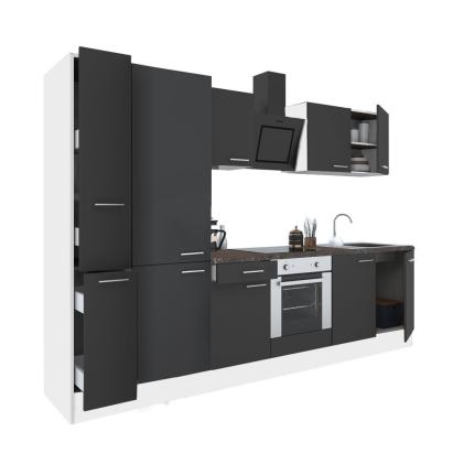 Leziter Mobilă de bucătărie Yorki 300 cu cuptor inferior și rafturi Mobalis Homvera