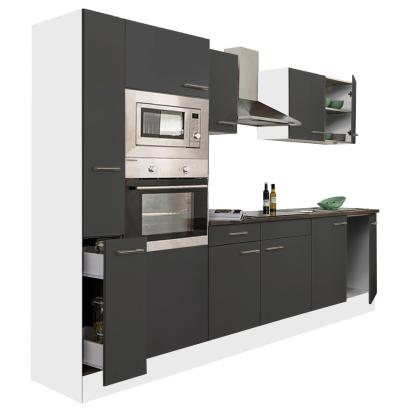 Leziter Mobilier de bucătărie Yorki 300 cu cuptor și cuptor cu microunde Mobalis Homvera