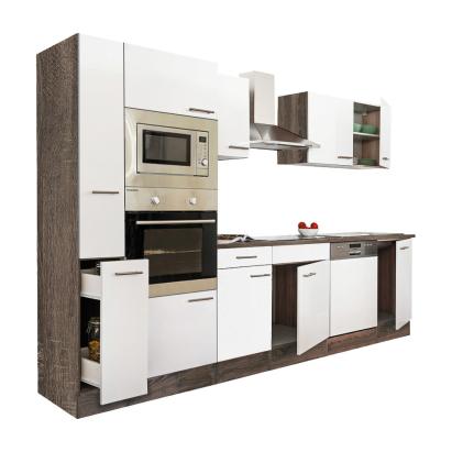 Leziter Mobilă de bucătărie Yorki 310 cu cuptor și cuptor cu microunde Mobalis Homvera